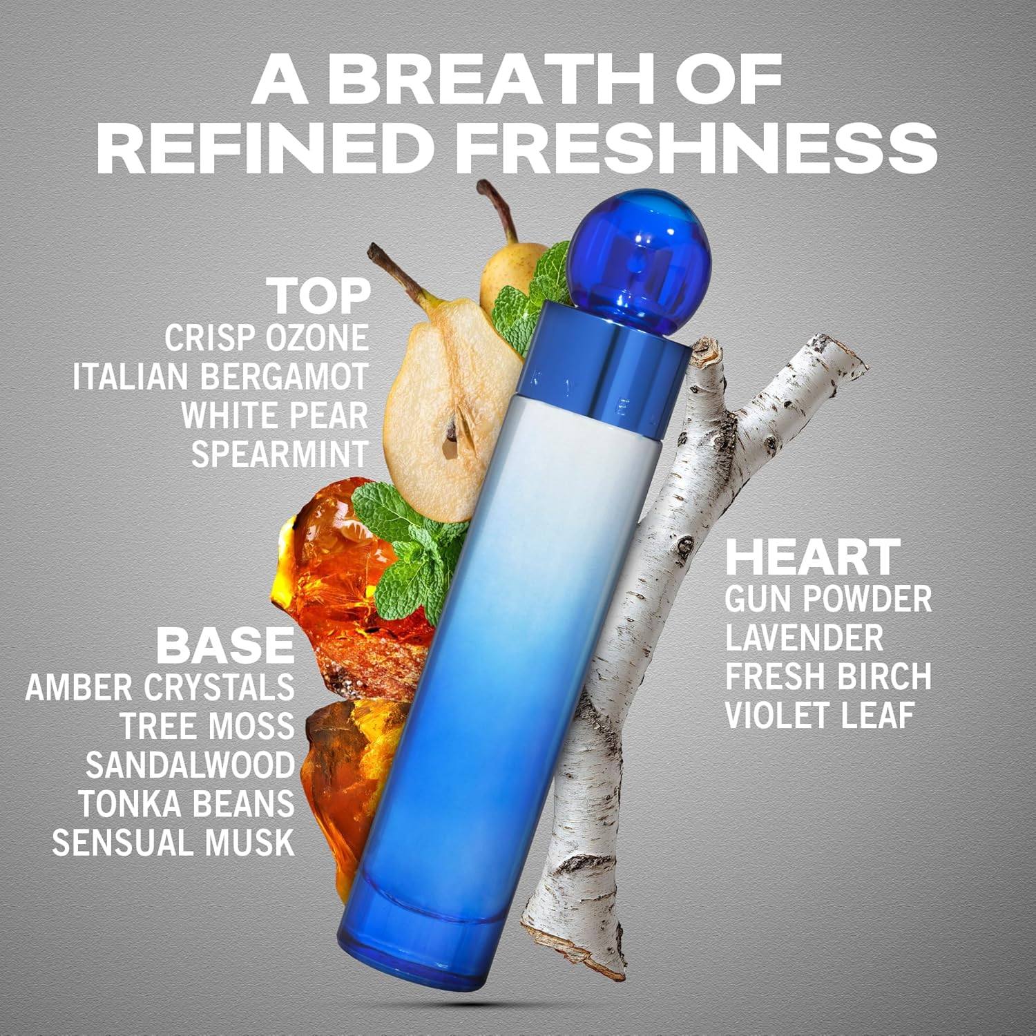 Perry Ellis 360 Very Blue by Perry Ellis Gift Set - 3.4 Oz Eau De Toilette Spray + .25 Oz Mini EDT Spray + 3 Oz Shower Gel + 6.8 Oz Body Spray / - (Men) image number 1