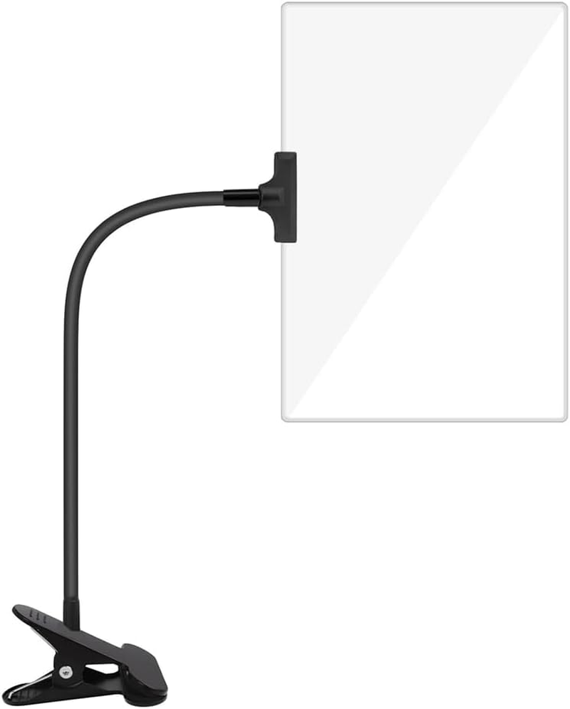 Veumoie 5X Magnifying Glass with Clip, 6X3.5 Inch Magnifier with Clamp Adjustable Flexible Gooseneck,Clip on Magnifying Glass Easy Install Easy to Use image number 4