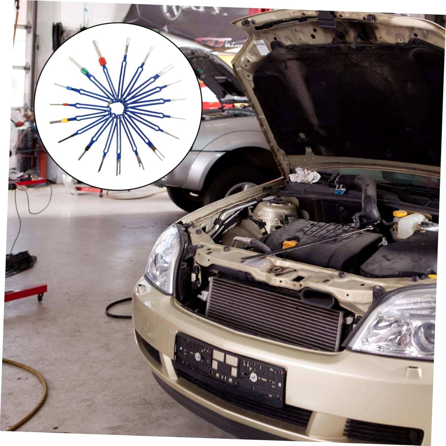 OSOLADY 18Pcs Automotive Electrical Tools Pin Removal Kit for Terminal Pin Removal Tool image number 3