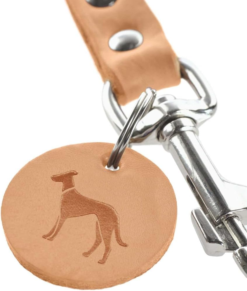 Hunter Adjustable Leather Dog Lead, Colour: Purple, Extra Durable, 3-Way Adjustable, with Leather Key Ring, Made in Germany, Size: 13/200 image number 1