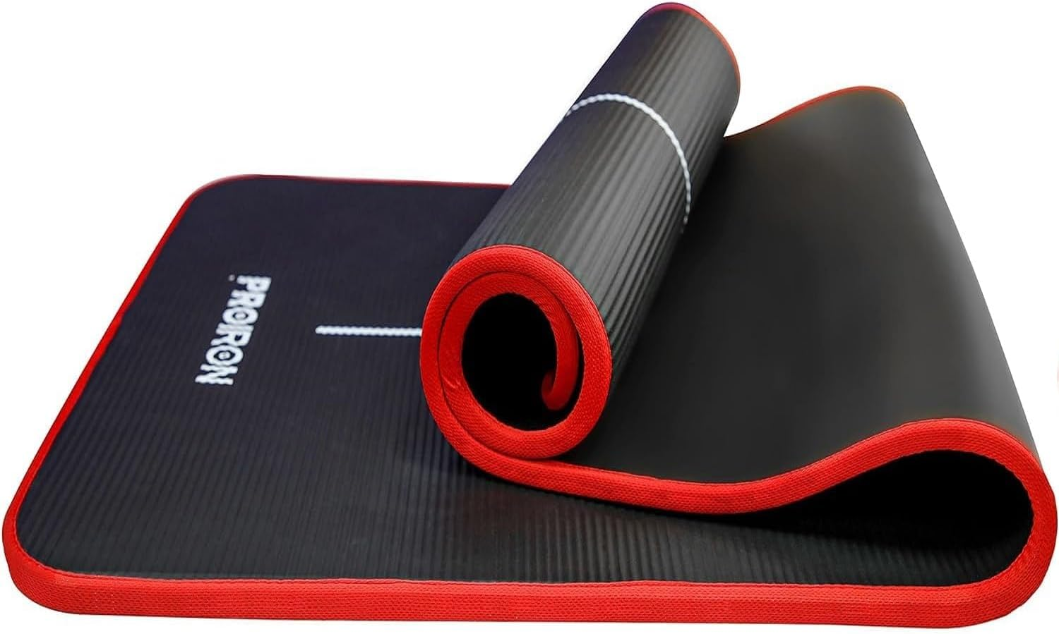 PROIRON Yoga Mat Eco Friendly NBR All-Purpose 10Mm Thick Non-Slip Exercise Mat High Density Anti-Tear Pilates Mat with Carrying Strap for Yoga Pilates and Gymnastics - 183Cm X 66Cm X 1Cm - 7 Colours(Only Official Brand : PROIRON)