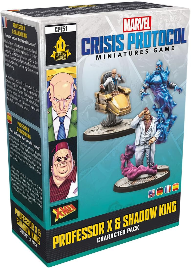 Atomic Mass Games Marvel Crisis Protocol Miniatures Game Professor X and Shadow King Board Game, Multicolor image number 1