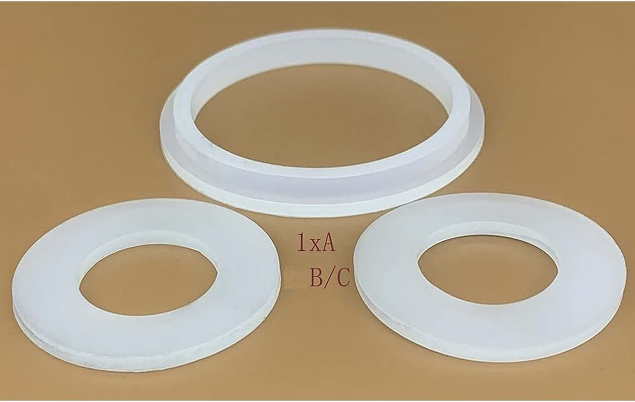 3Pcs Connector Seals Washers for Coleman for Lay-Z-Spa, a and B/C Connector Seals Gaskets (White) image number 4