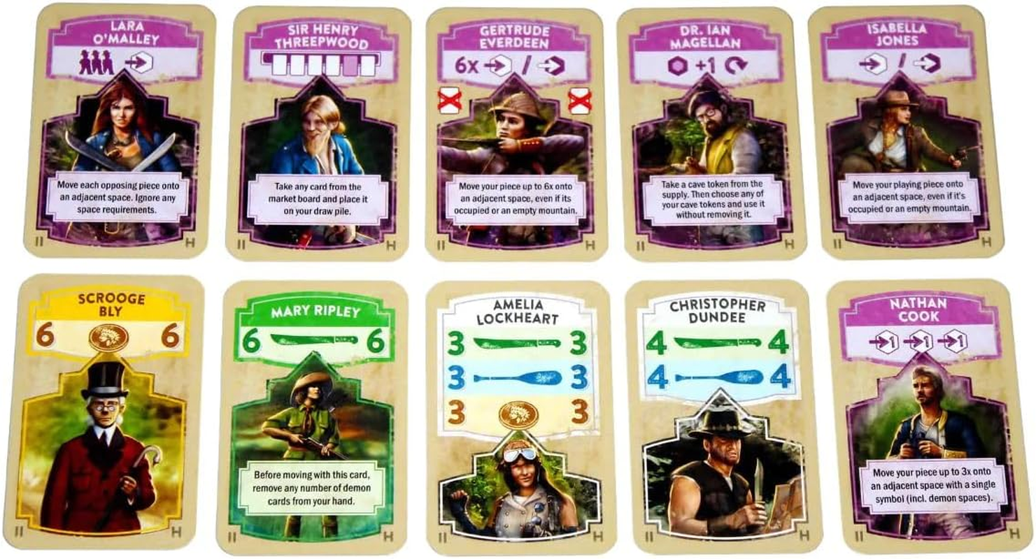 Meeple the Quest for El Dorado Heroes and Hexes Expansion Game