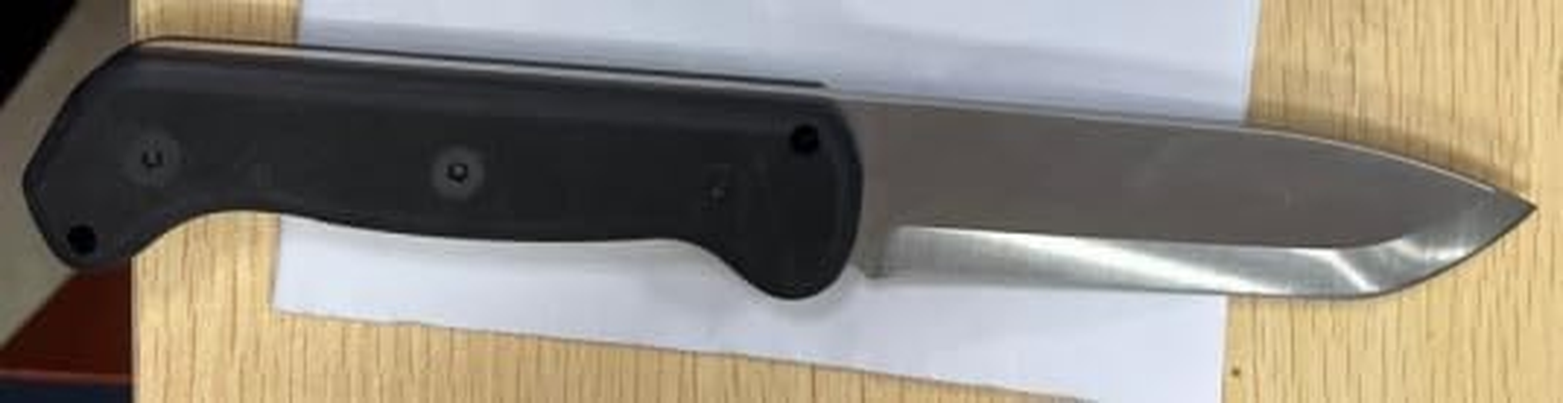 FLISSA 9" Fixed Blade Knife, D2 Steel Knife for Camping, Outdoor, G10 Handle, Leather Sheath Included, Gifts for Husband, Father, Friend image number 4