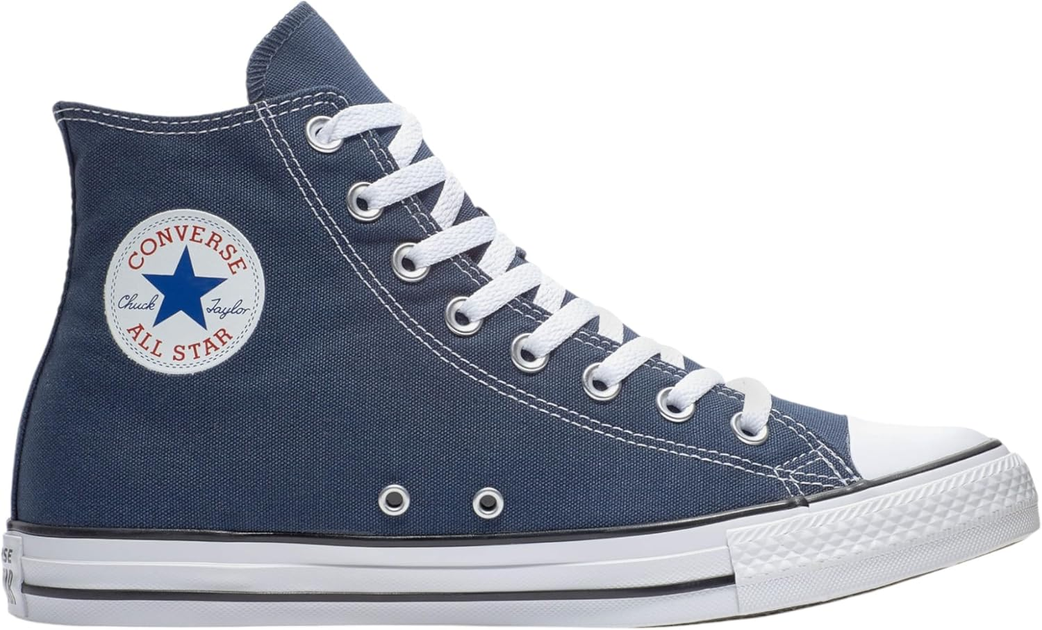 Converse Mens Chuck Taylor All Star Navy Hi Top Lace up Casual Shoe 10.5 image number 3