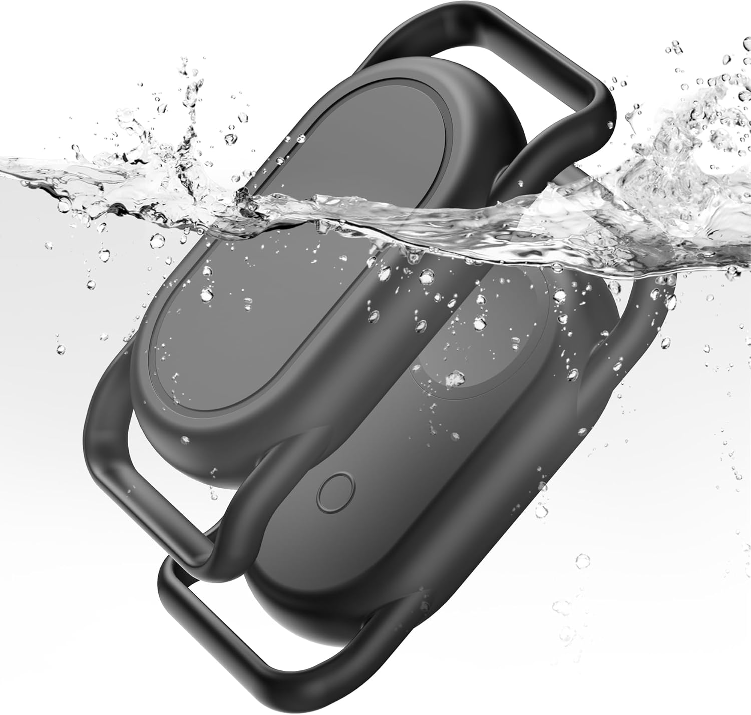 For Samsung Galaxy Smarttag2 Dog Collar Holder, 2 Pack Waterproof Silicone Case for Galaxy Smart Tag 2,GPS Tracker Smarttag2 Case for Pet Dog Cat Collars image number 1