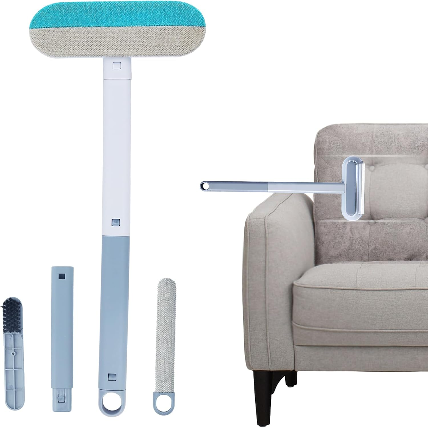 Eukyplace Multifunctional Pet Hair Remover, Reusable Magic Brush Pet Hair, Effective Lint Brush for Dog and Cat Hair - 17.3Inch Fur Removal Tool, Gentle on Couches, Clothes, Carpets, Bedding image number 4