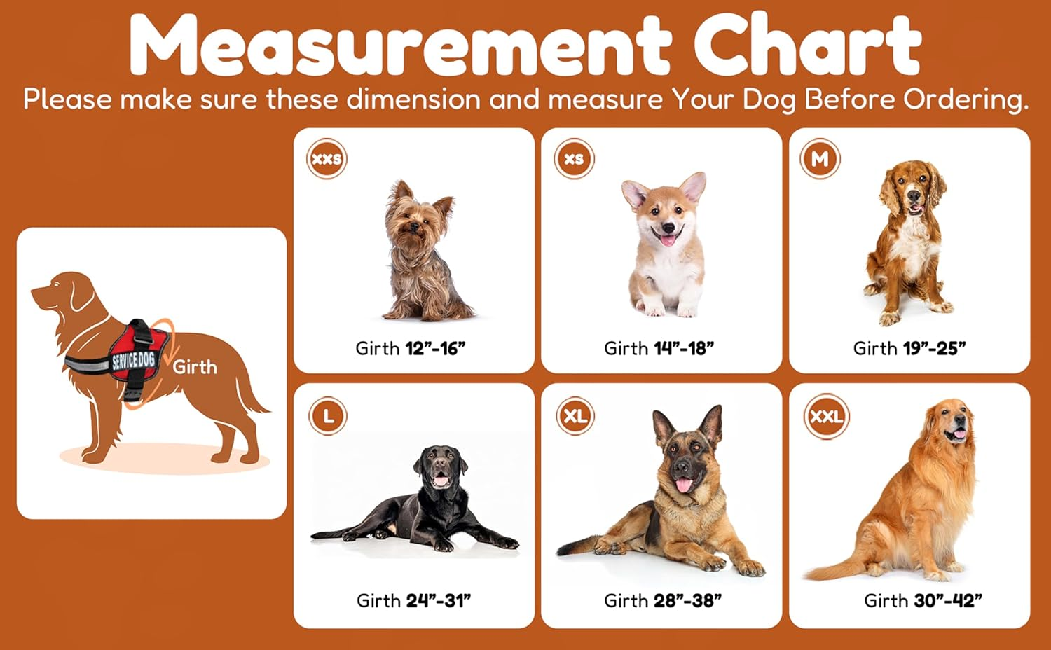 DO NOT PET Dog Vest Harness with Removable Patches and Reflective Trim. Comes with 2 DO NOT PET Reflective Removable Patches. Please Measure Dogs Girth before Purchase image number 7