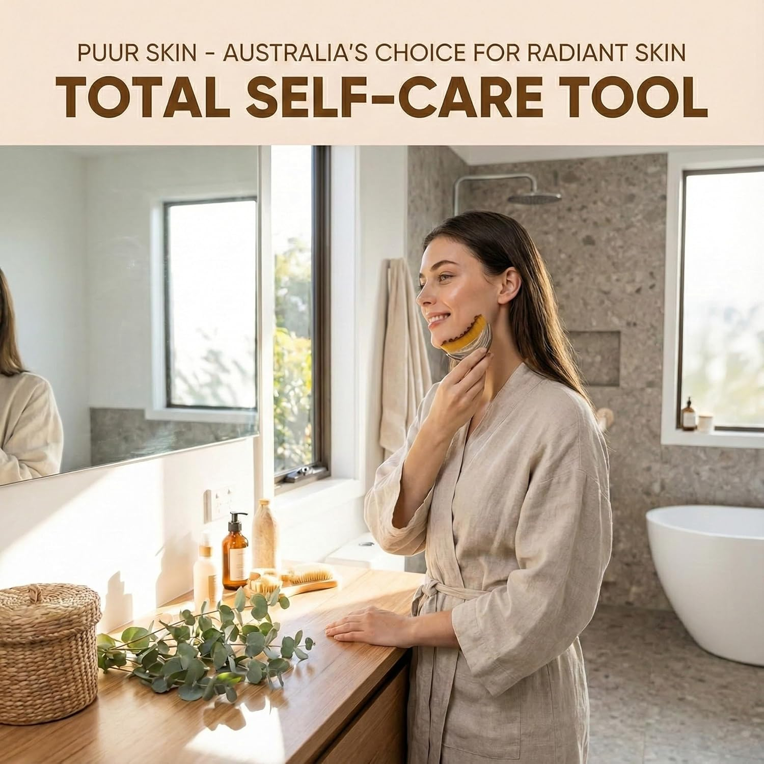 IMTKOOCO Lymphatic Contour Face Brush Facial Dry Brush - Lymphatic Drainage Massager Soft Dry Brushing Beauty Tool for Jawline Chin and Facial Sculpting Precisely Fit and Relieve Fatigue Face Brush