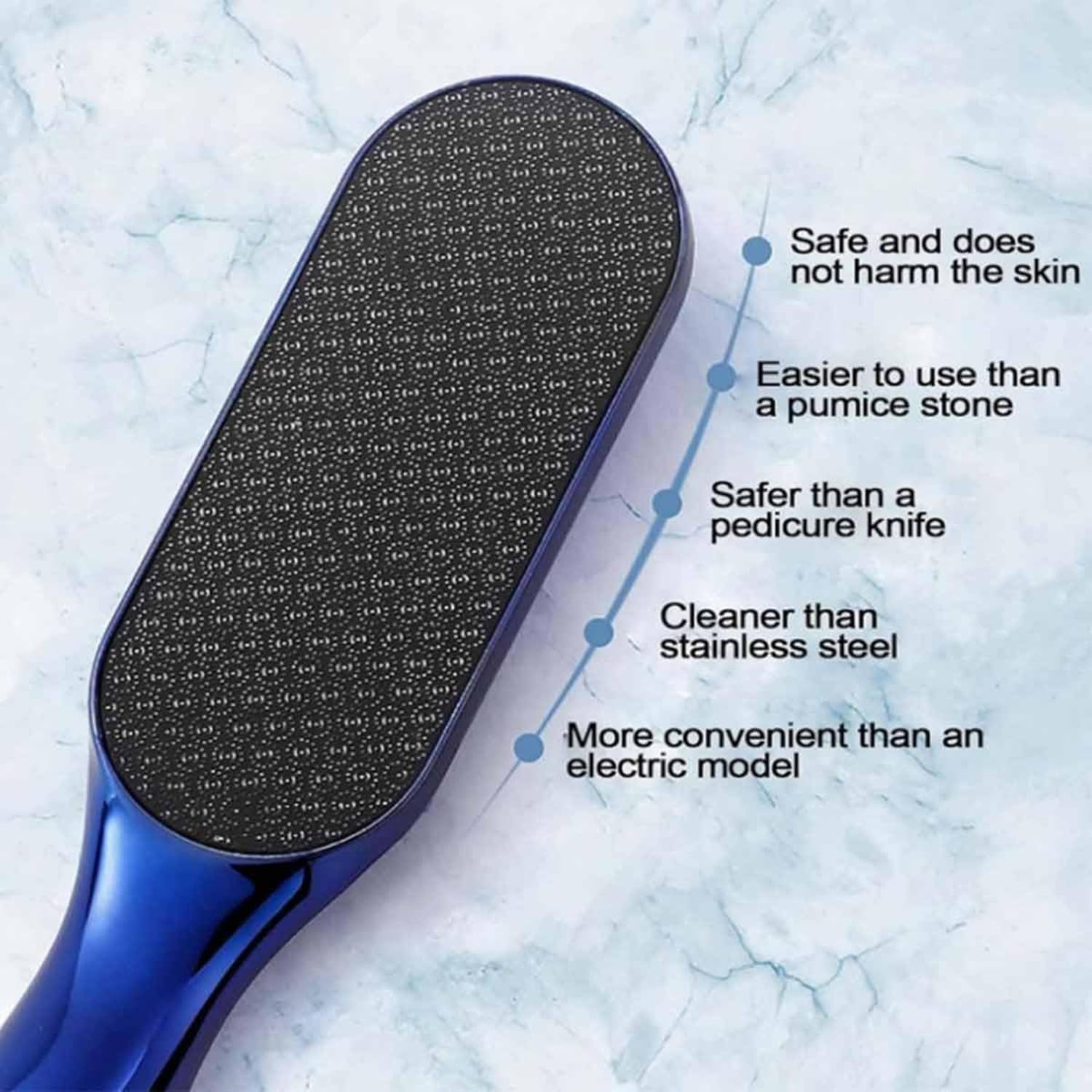 Veinsgrain Foot File, Nano Glass Foot File, Hard Skin Remover Nano-Glass Foot File, Veins Grain Foot File, Professional Foot Care Tools, Pedicure Tool for Smooth Feet image number 4