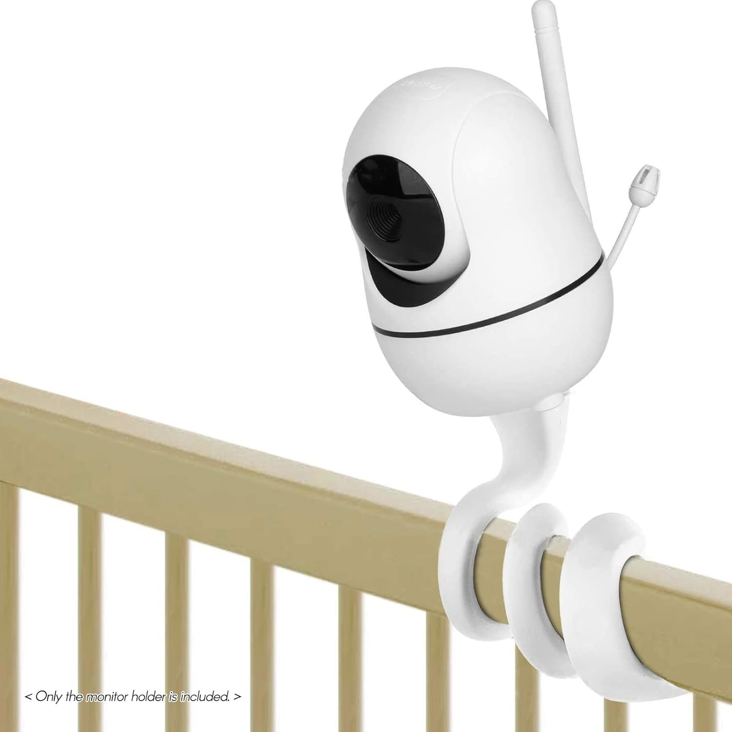 Universal Baby Monitor Holder Versatile Twist Mount with 1/4 Inch Screw for Crib Most Monitors ALKOY