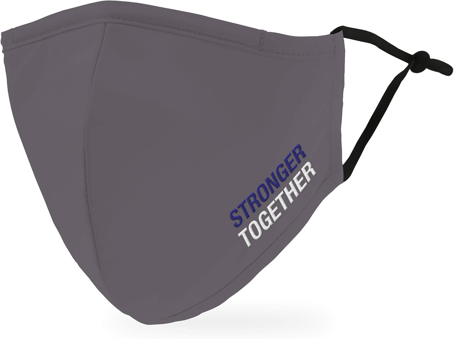 Weddingstar Washable Cloth Face Mask Reusable and Adjustable Protective Fabric Face Cover W/Dust Filter Pocket - Navy Plaid