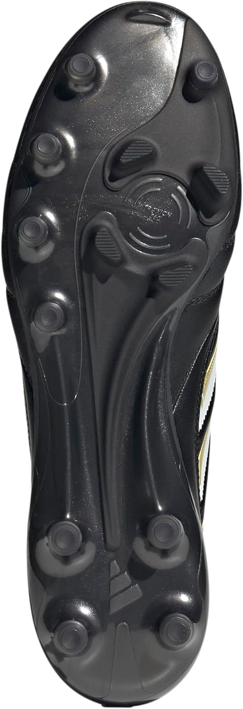 Adidas Unisex Adult Copa Icon II Firm Artificial Ground Sneaker, Black/White/Gold Metallic, 13 Women/12 Men image number 1