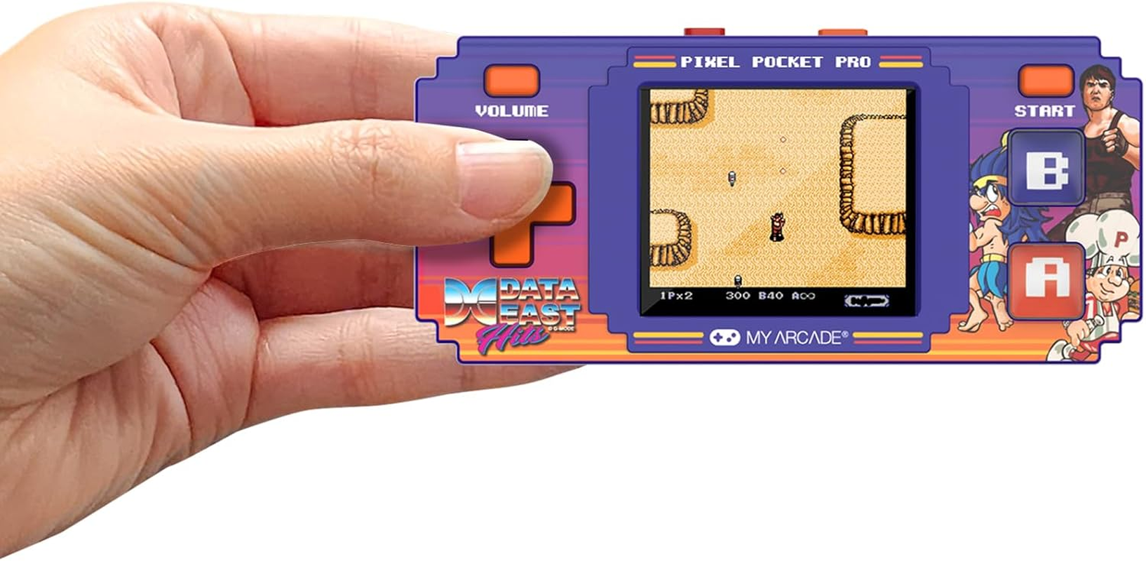My Arcade - DGUNL-7138 Data East Hits Pixel Pocket Pro Portable Handheld Gaming System image number 3