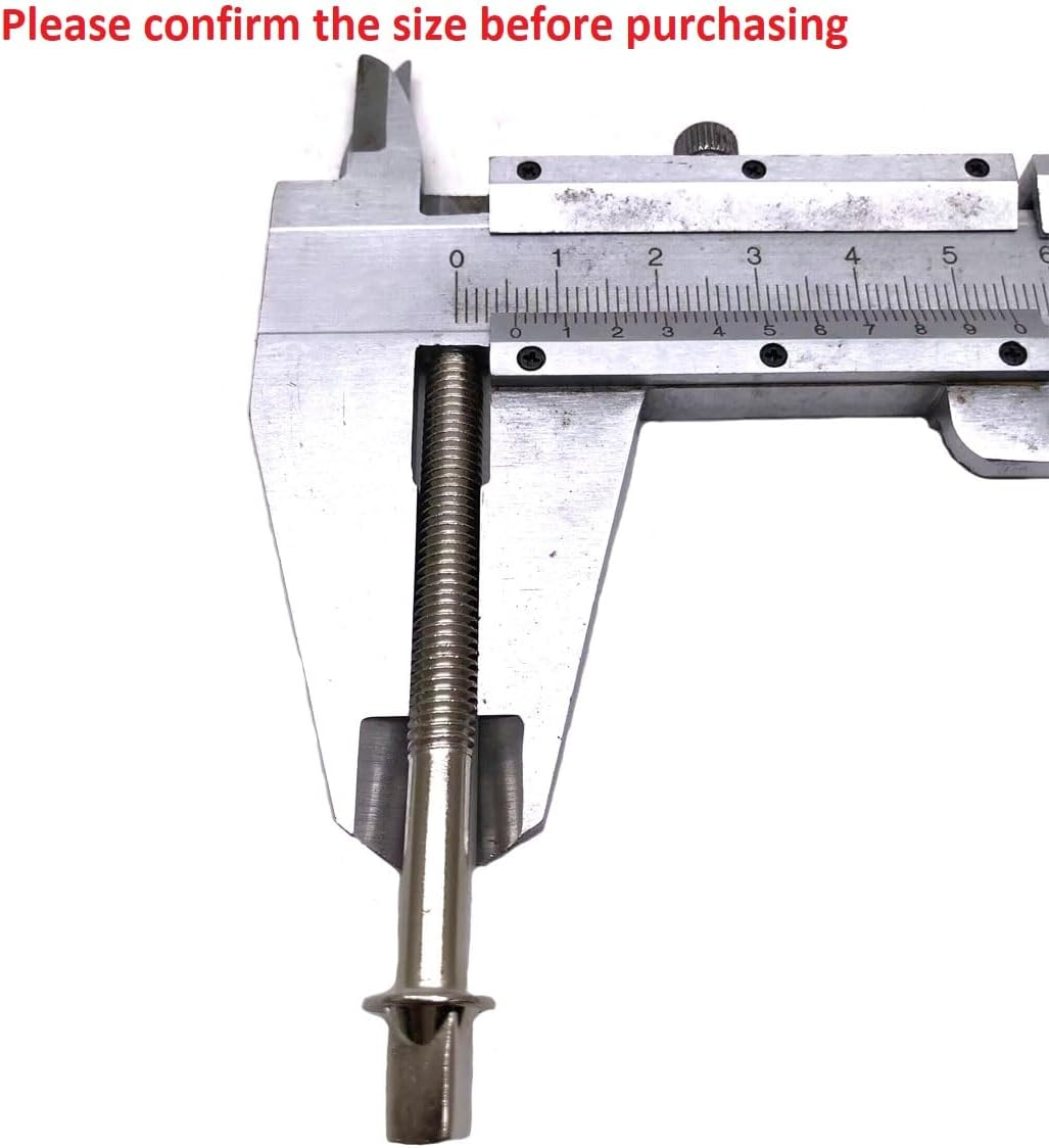 Drum Set Hardware 12-Pack Stainless Steel Drum Tight Screw Tension Rods for Percussion Instrument Parts (M6 X50Mm) image number 1