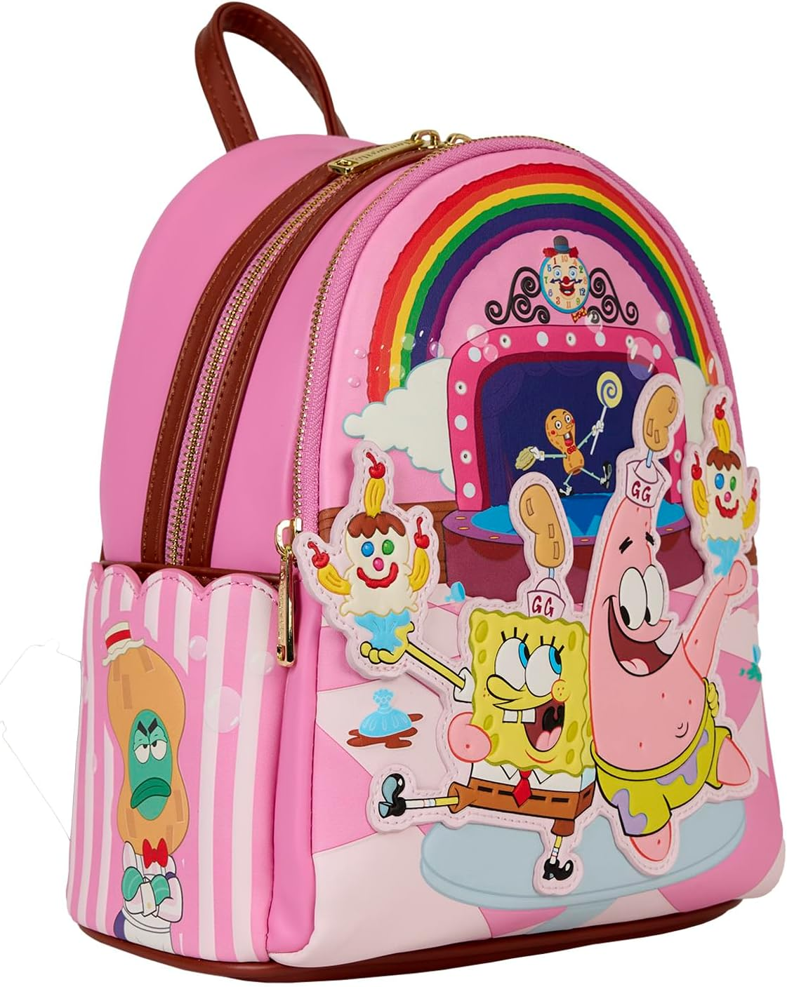 Loungefly Nickelodeon Spongebob Goofy Goobers Mini Backpack image number 1