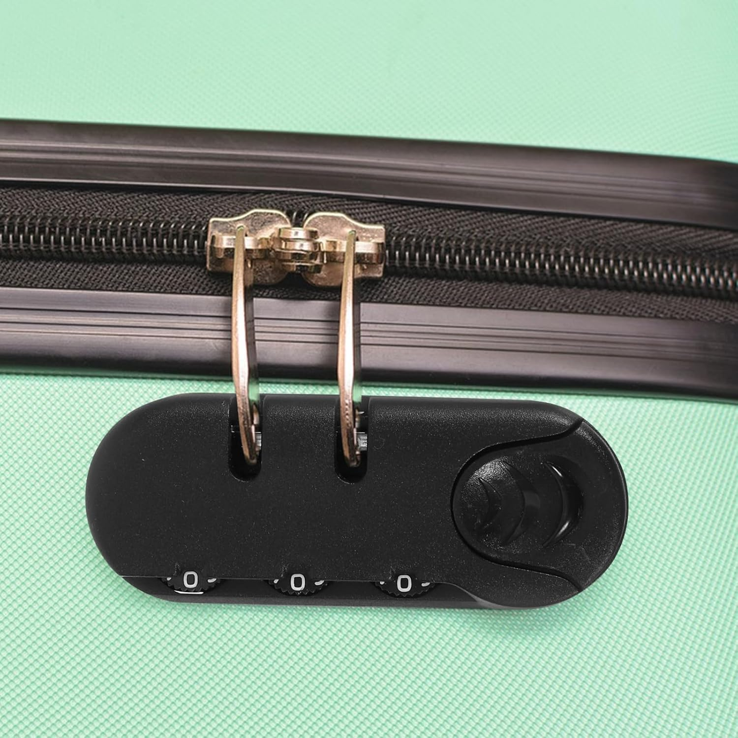 COMPUKAS 3Pcs Backpack Anti-Theft Lock Combination Password Security for Luggage Suitcases Bags with Thumb Operation Lightweight Travel Gear for Business Trips image number 4