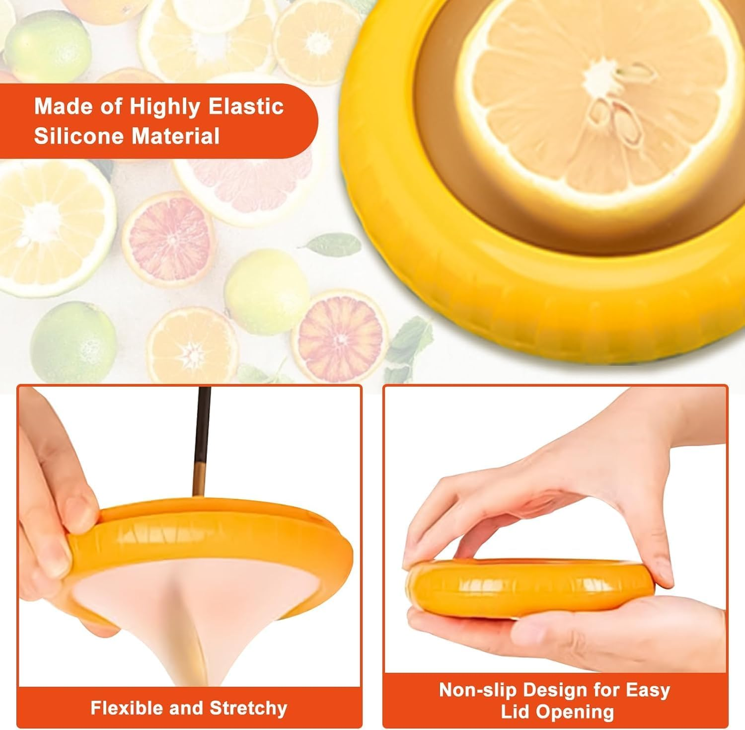 Fruit and Vegetable Storage Containers 4 Pack, Avocado Saver, Onion Storage, Container Tomato and Lemon Keeper, Fridge Storage Containers, Food Saver, Food Storage image number 2