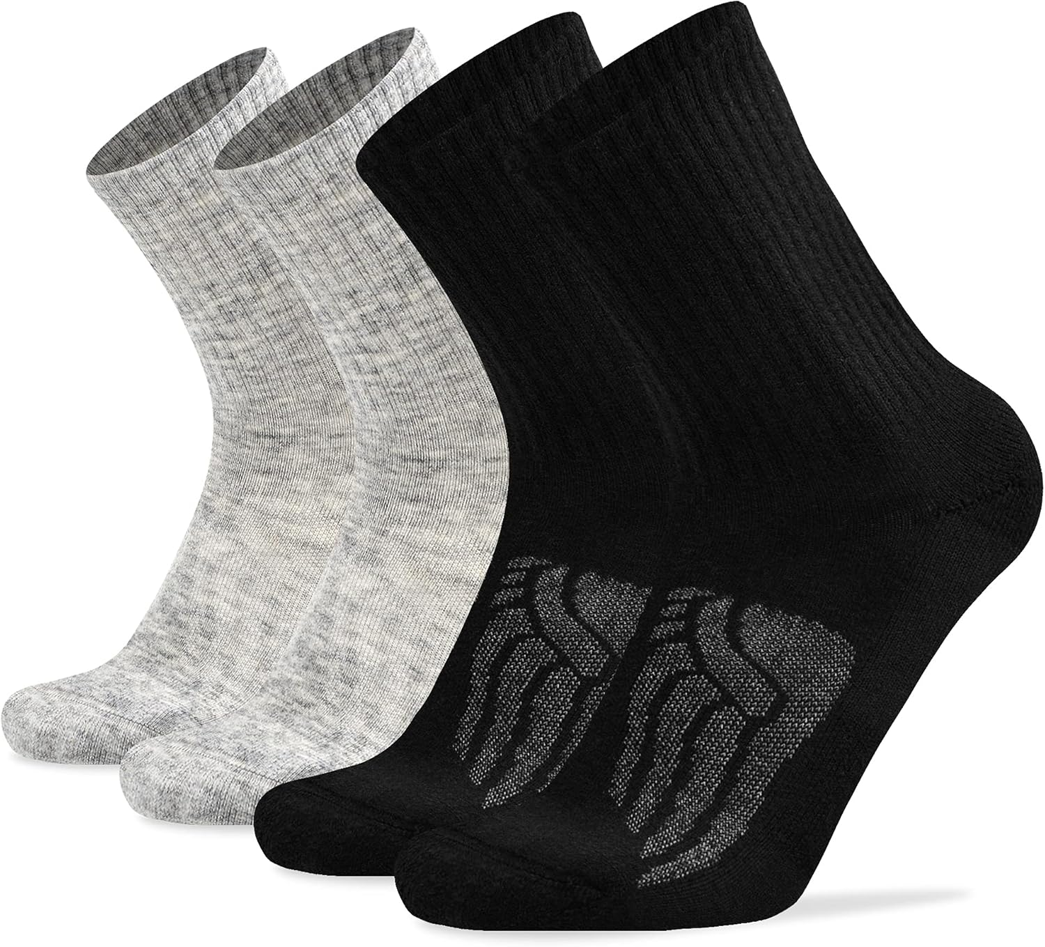 Socks Daze Merino Wool Cushioned Hiking Socks for Men Women, Warm Crew Walking & Boot Socks for Trekking, Work, Outdoor