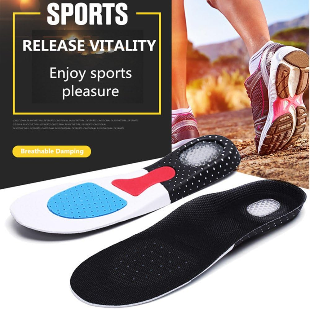 Shoe Insoles - Plantar Fasciitis Inserts for Men & Women, Full Length Arch Support Orthotics Insoles, Heel Pain Relief, Shock Absorption for Walking, Running and Hiking(Women5-9) image number 5