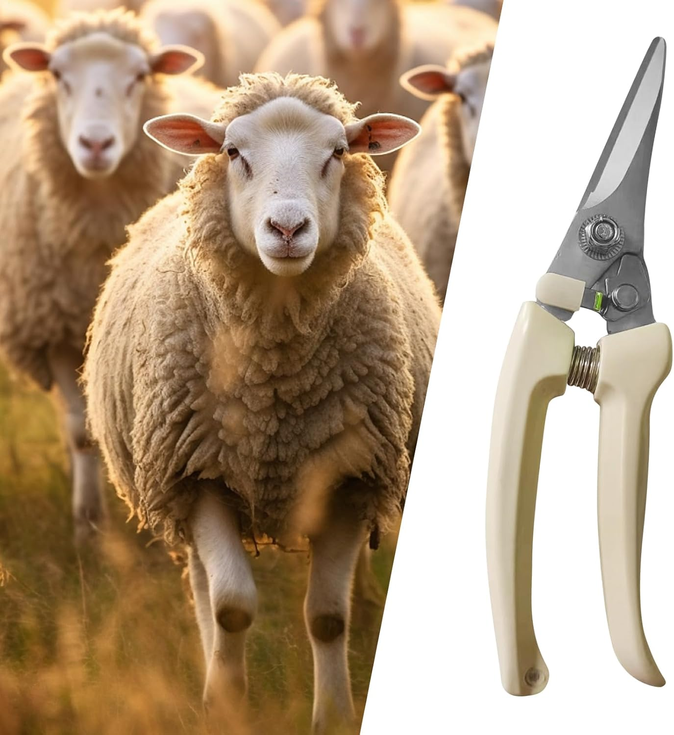 Goat Hooves Trimmer | Stainless Steel Horse Hoof Trimming Tools,Ergonomic Rustproof Shears Clippers for Livestock Trimming Pruning Ranch Farm Lamb Alpaca image number 4