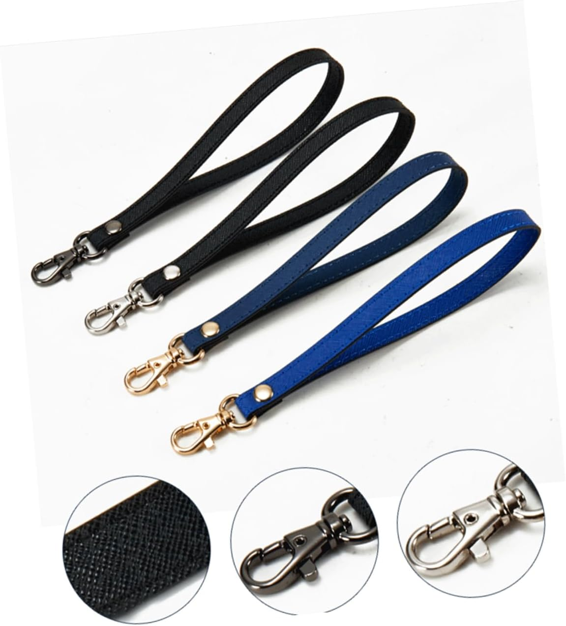 SEWACC Multi-Functional Genuine Buckle Wristlet Bag Strap Wrist Wrap for Keychain Clutch Wristlet image number 4