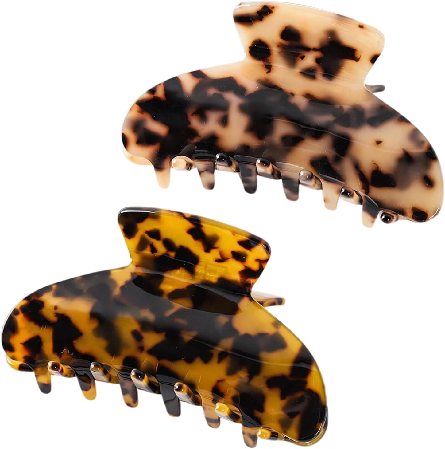 Pack of 2 Large Hair Clips Women'S Hair Clips Large Hair Clip Acetate Hair Claw Clip Hair Claws for Thick Thin Hair image number 3