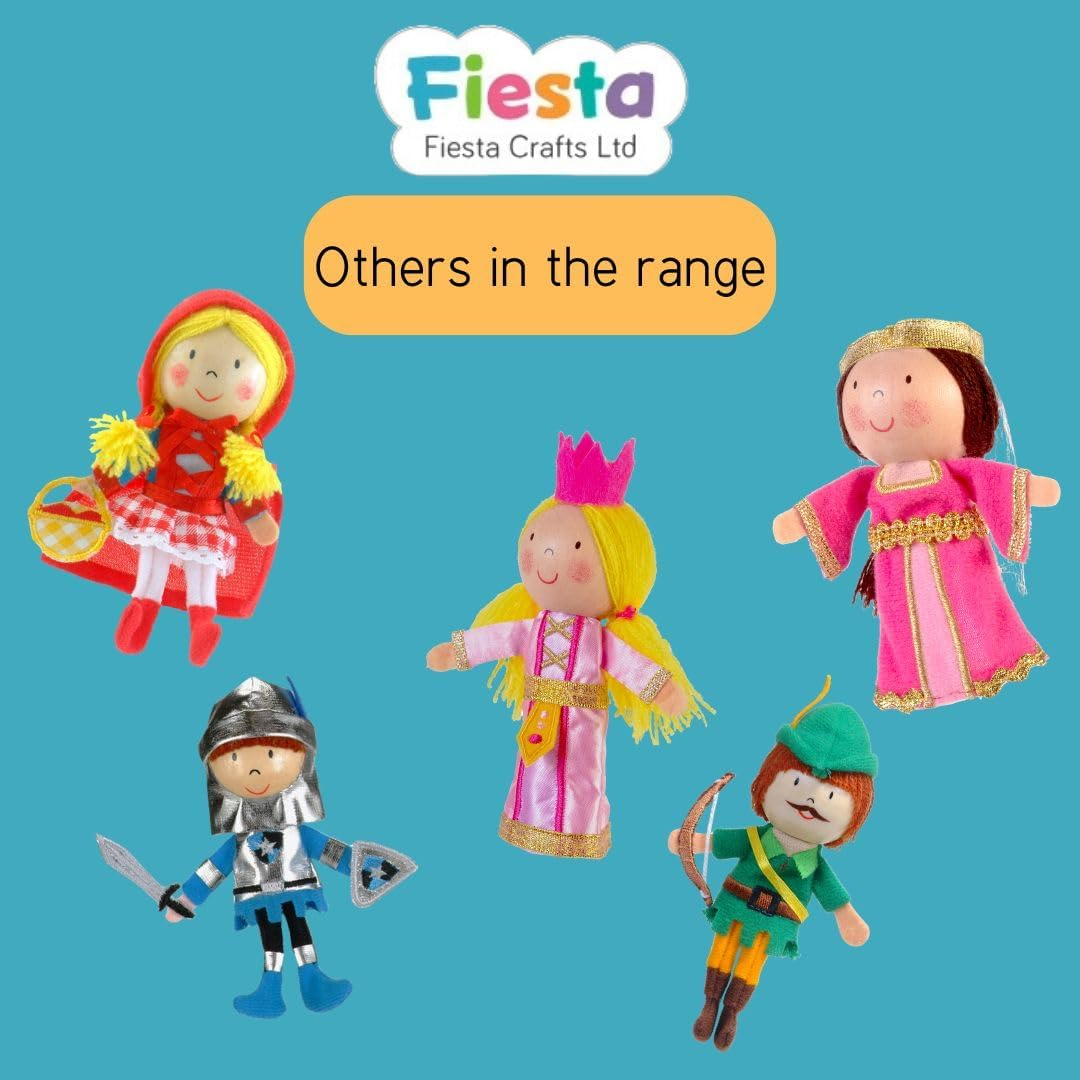 Fiesta Crafts G-1021 Fairy Finger Puppet, Various image number 3