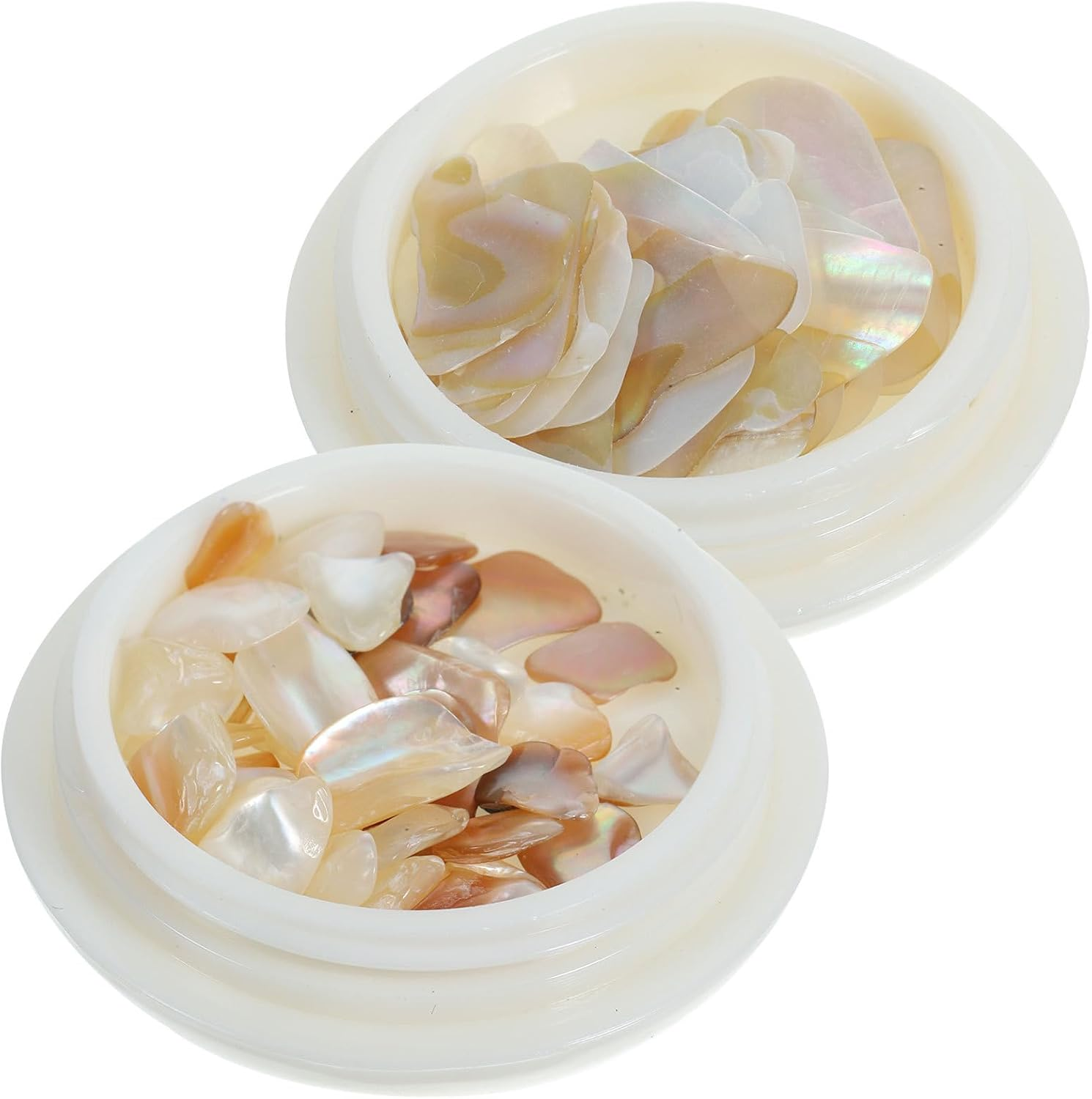 Ipetboom Nail Charms Set 2 Boxes Shell Nail Decorations Small DIY Art Accessories for Women Manicure Christmas Wedding Party