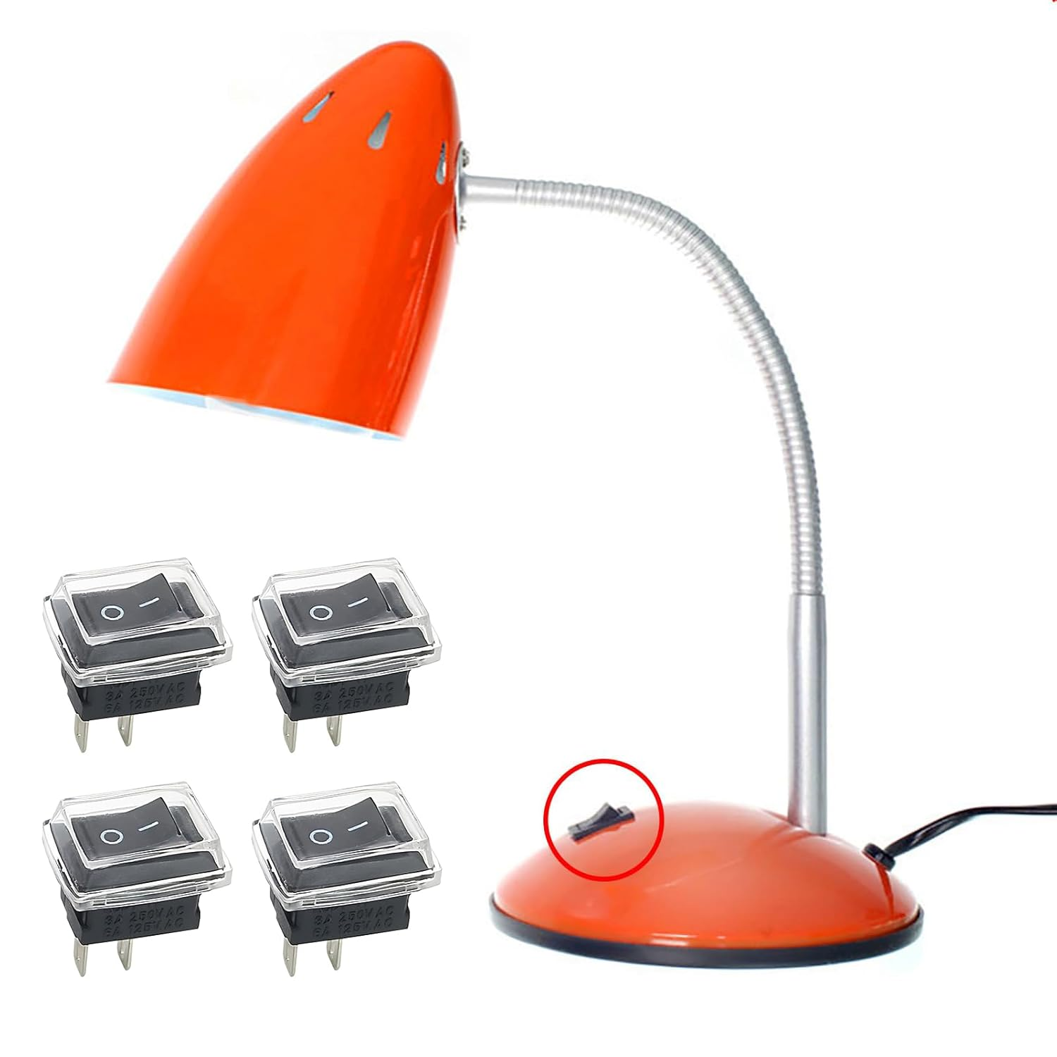 Qioon 10 Sets Mini On/Off Rocker Switch 12V, 2 Pin, 2 Position Toggle Switch with Protective Cover for Car, Boat, and Household Appliances (Black) image number 5