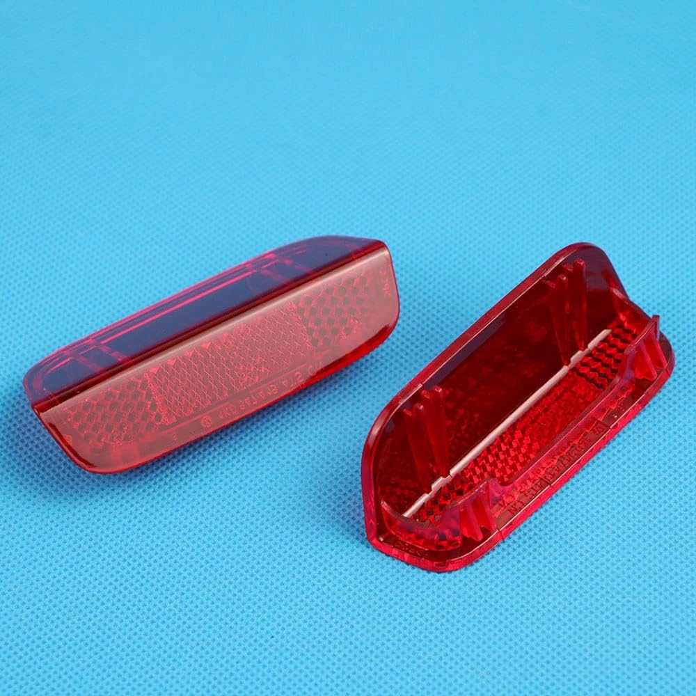 2Pc Interior Door Panel Light Lamp Lense Reflector Red 1KD947419 Fit for B6 B7 CC MK5 MK6 Golf MK6 image number 3
