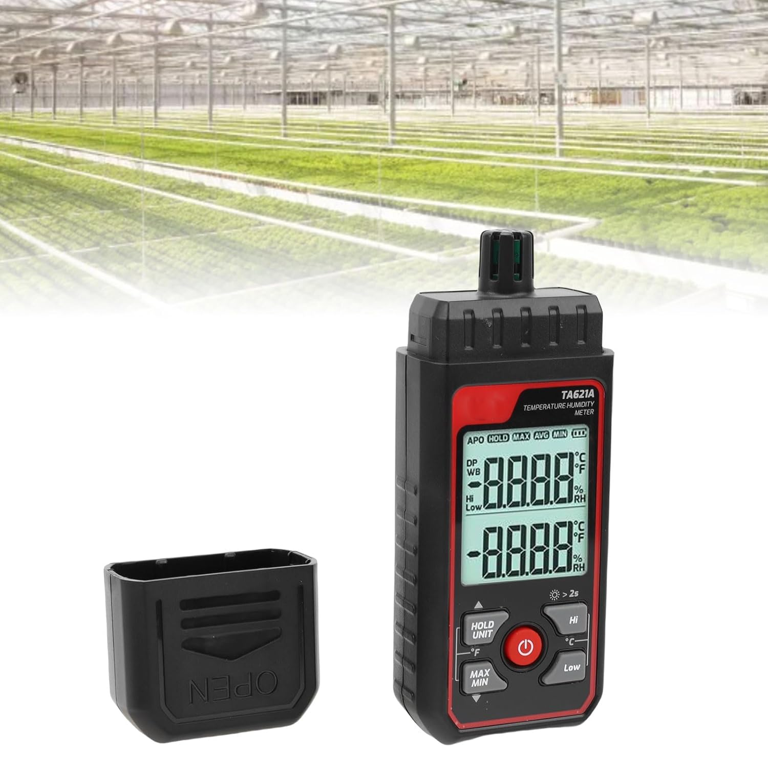 Jiawu GXHTC3 Sensor Adjustable Alarm Thresholds Temperature Humidity Meter 1X for Industrial Machine Room image number 5