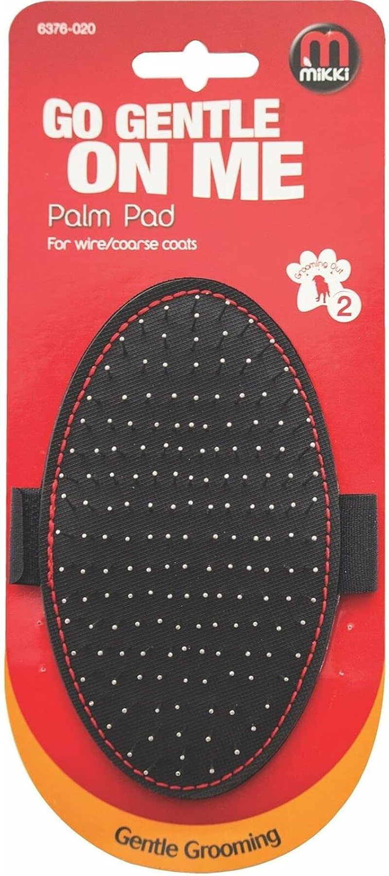 Mikki Dog, Puppy, Cat Grooming Palm Pad Glove Brush - Gentle Grooming - for Terriers and Wire Coats image number 1