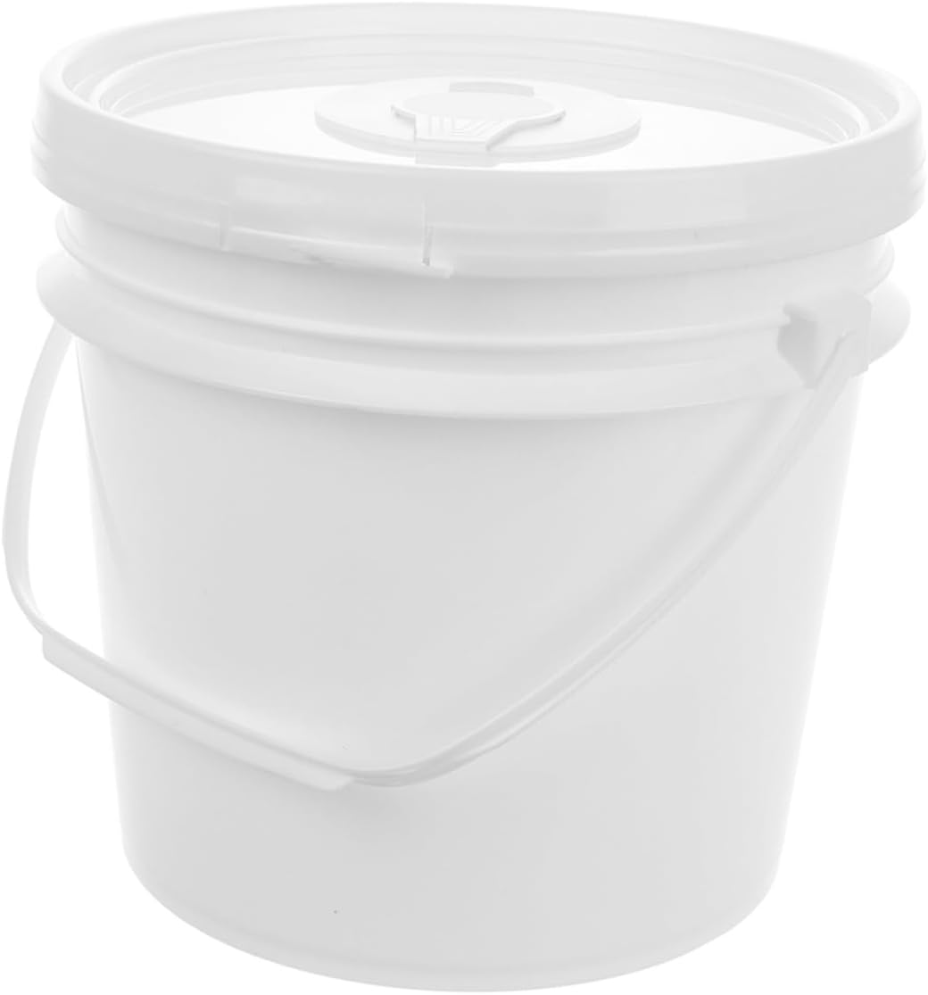 Wipes Dispenser Bucket 10L Plastic Wet Tissue Container Secure Lid and Handle Refillable Flushable Wipe Holder for Bathroom and Car Travel image number 6