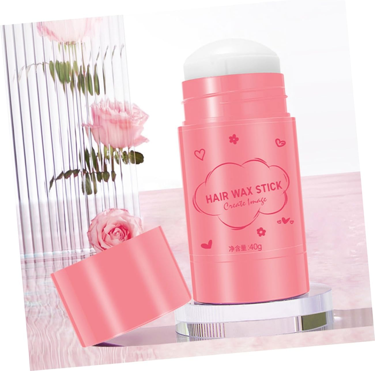 Minkissy Hair Wax Stick Non-Greasy Vegan Styling Cream Stick Anti-Frizz Flyaway Control for Men and Women image number 3