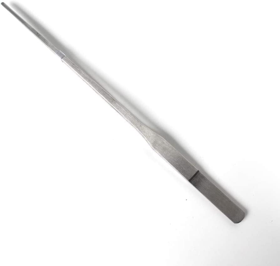 27Cm Long Stainless Steel Tweezers Feeding Tongs Straight for Reptile image number 4