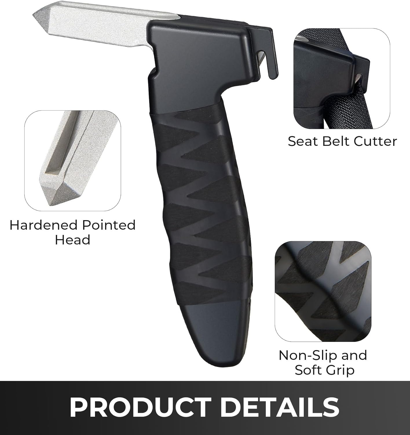 Car Handle Assist for Elderly Car Door Handle for Elderly Auto Portable Vehicle Support Handle and Handicapped Car Handle for Easy Exit Handle for Car Black1 image number 1