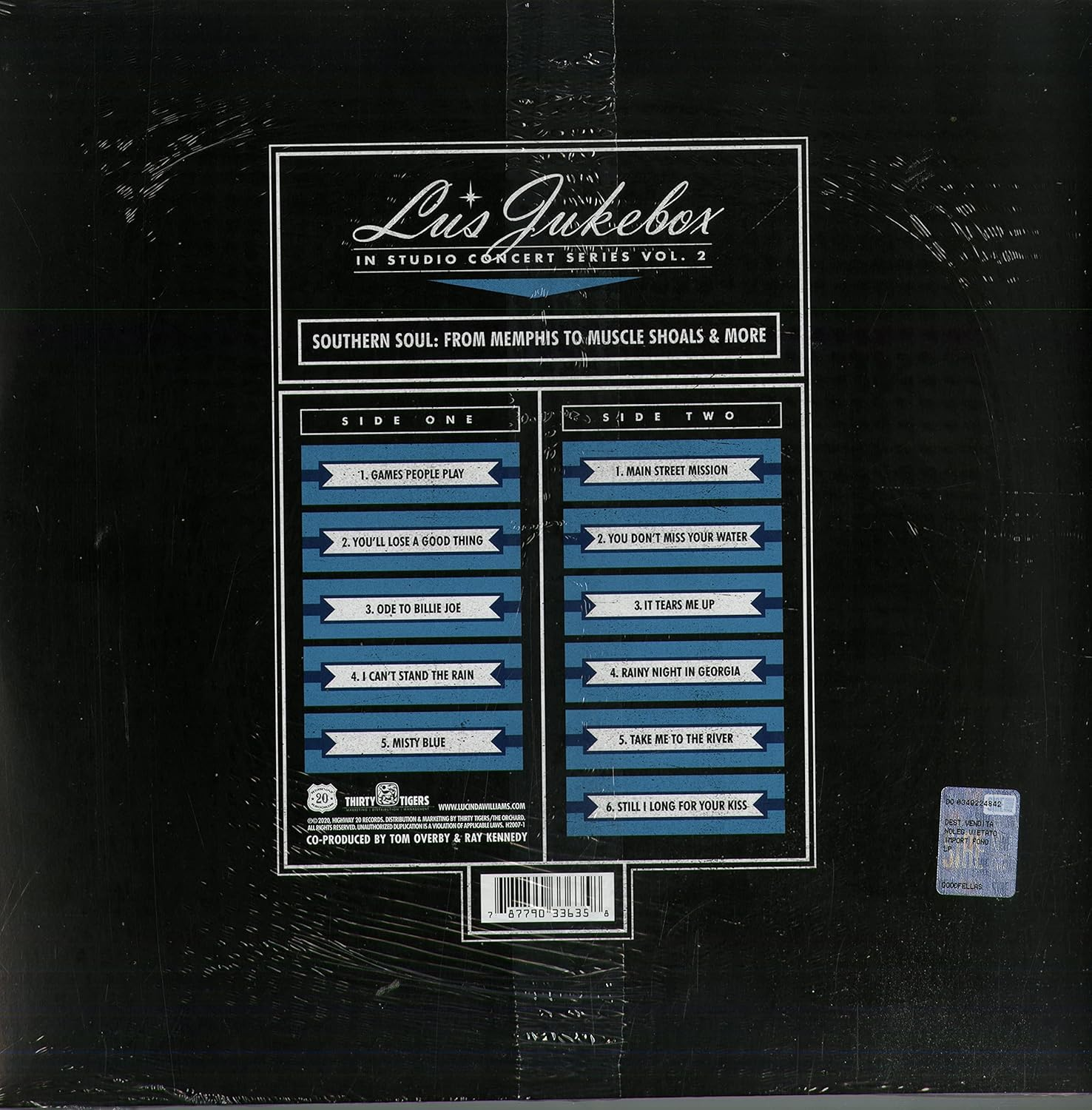 Lu'S Jukebox Vol. 2: Southern Soul: from Memphis to Muscle Shoals image number 1