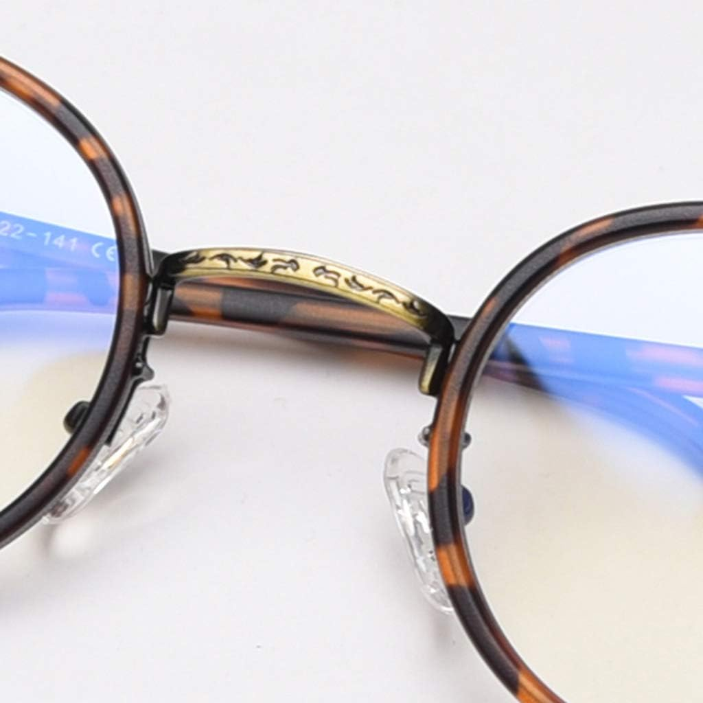 Kachawoo Retro Style Vintage round Glasses Frame Acetate Clear Lens Optical Eyewear - Matte Black image number 2