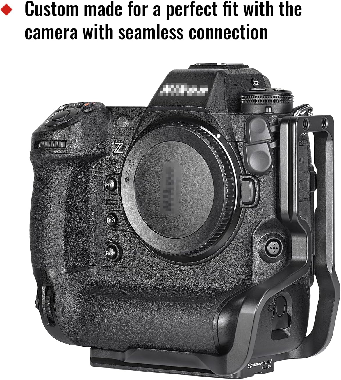 SUNWAYFOTO PNL-Z9 L-Bracket for Nikon Z9 DSLR Arca Swiss Quick Release Plate image number 2