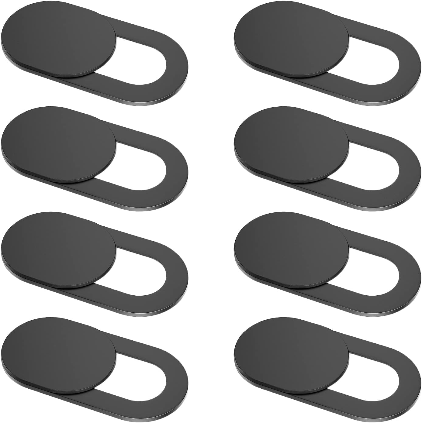 Webcam Cover, Webcam Cover Slide Compatible for Laptop, Desktop, PC, Macbook Pro, Imac, Mac Mini, Ipad Pro, Smartphone,Protect Your Privacy and Security,Strong Adhesive (Black) image number 2