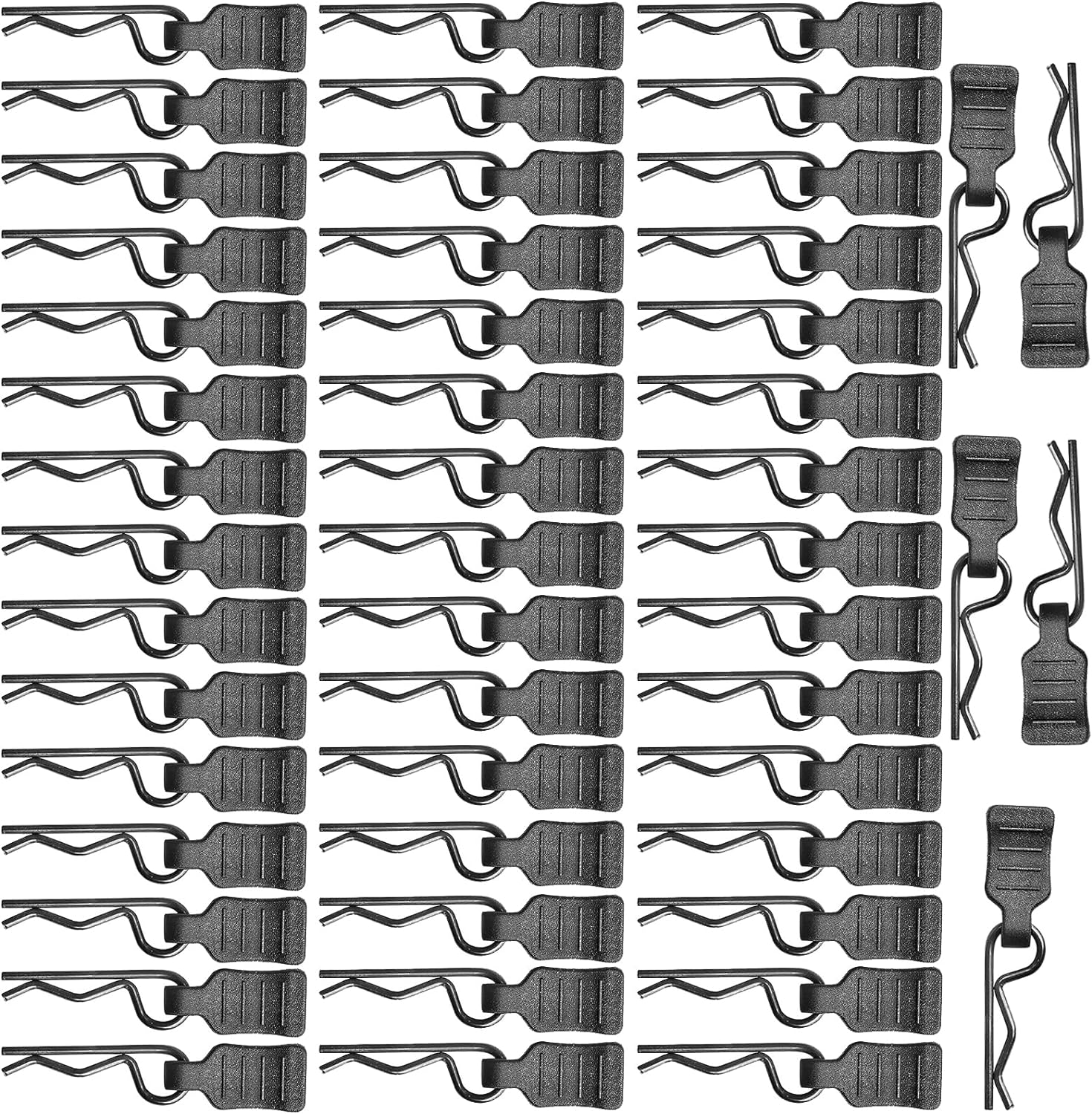 50PCS Universal RC Car Body Shell Clips RC R-Type Pins with Pull Tabs Compatible with All 1/16 1/18 RC Vehicles Truck Buggy Shell Replacement Parts image number 2