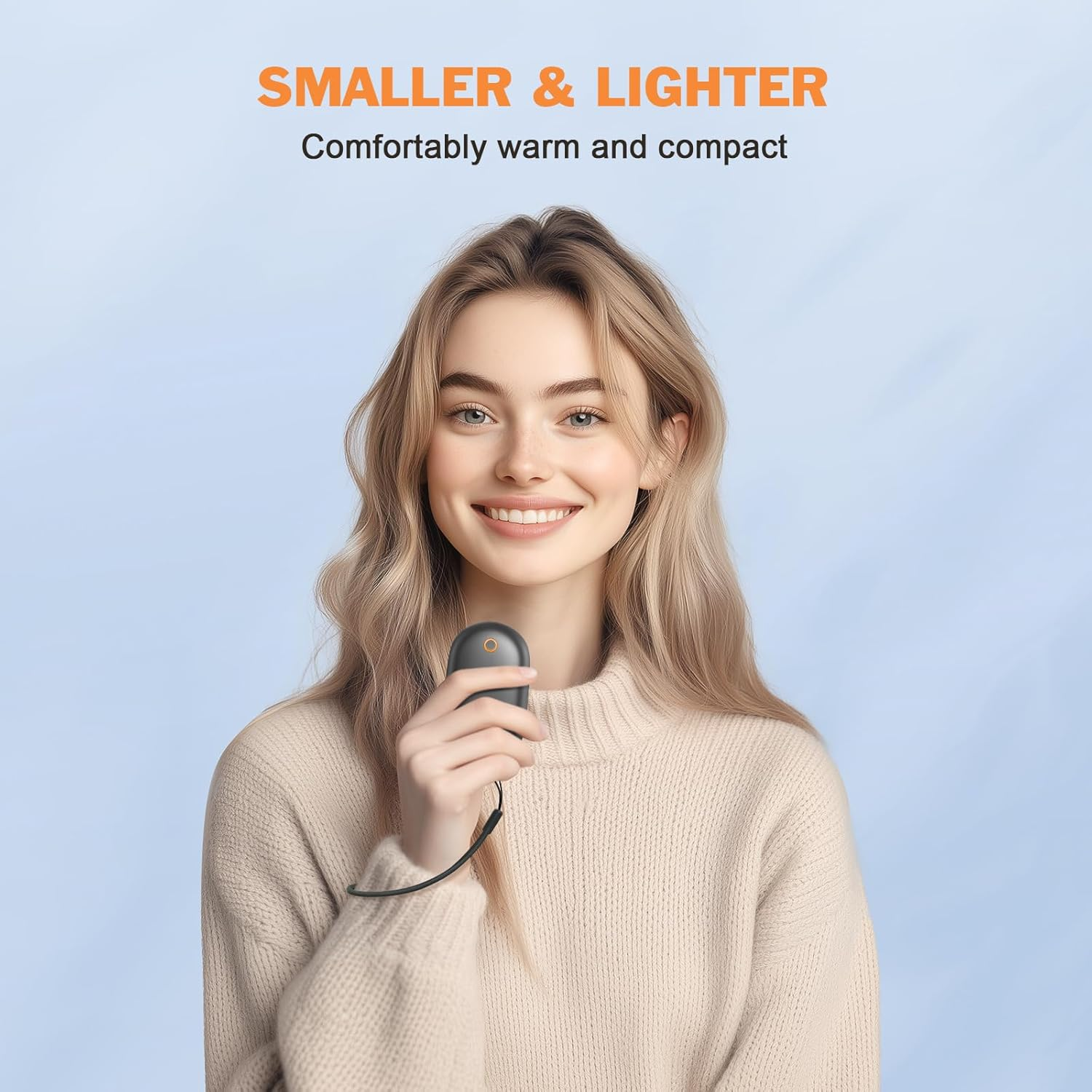 Rechargeable Hand Warmers 2 Pack, Magnetic USB Electric 5000Mah, Pocket Size, 3 Heat Levels, 8 Hours Battery Life, Portable Reusable, Ideal for Outdoor, Christmas image number 1