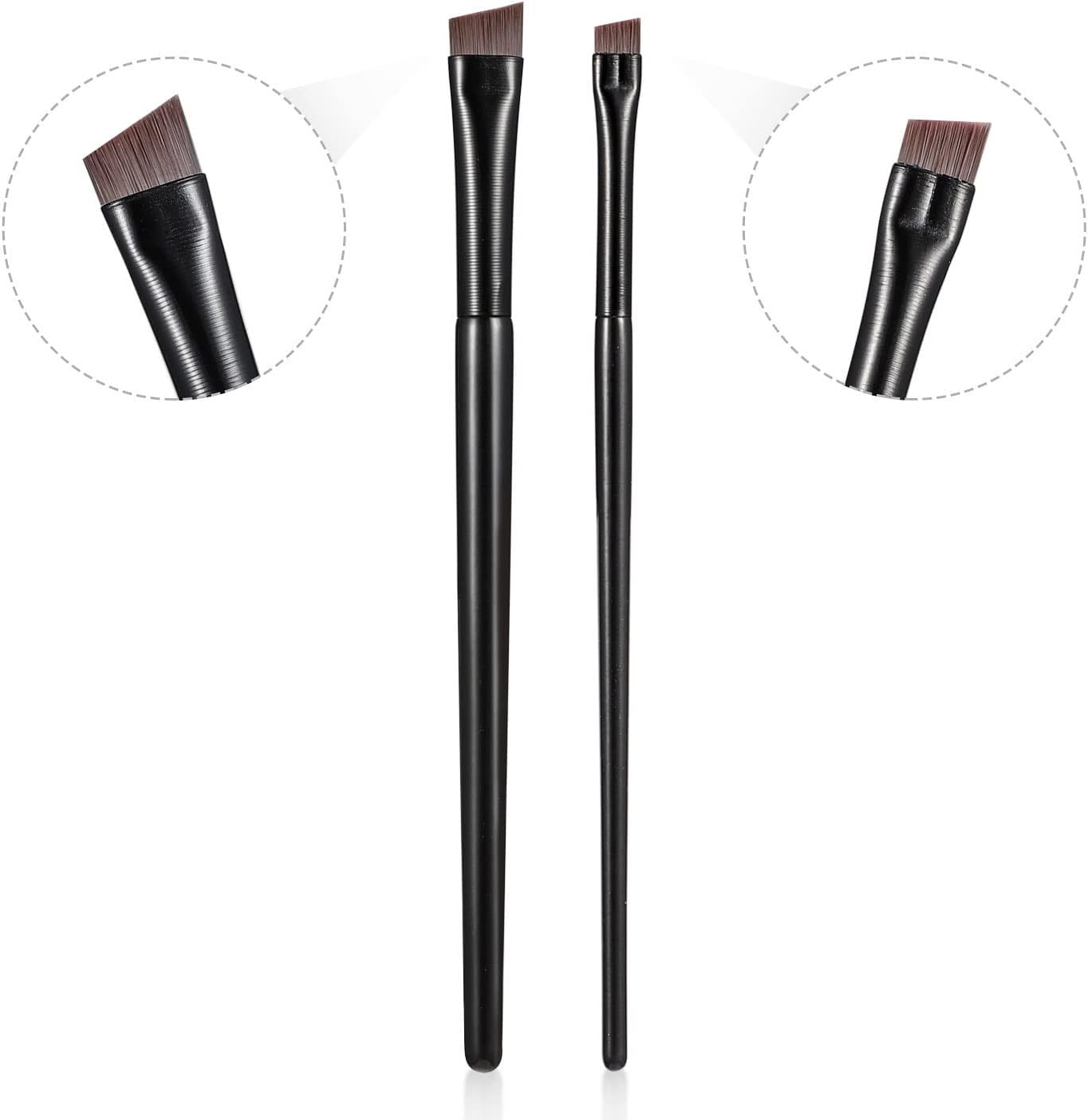 Etercycle Fine Angled Eyeliner Brushes, Eye Liner Brush, Ultra Thin Slanted Flat Angle for Beauty Cosmetic Tool image number 1