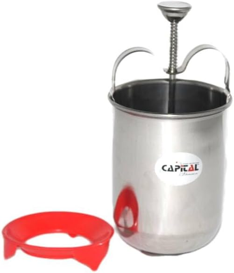 Donut Maker Dispenser Dropper Stainless Steel DONUTS, Doughnuts MAKER & Stand Manual Dispenser with Press Handle image number 6