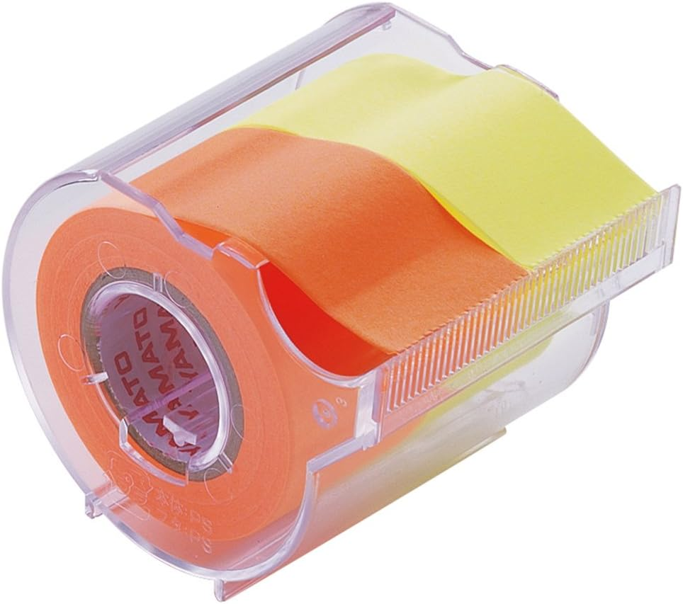 Yamato NORK-25CH-6C Sticky Notes, Noteck, Roll Tape, with Cutter, 1.0 Inches (25 Mm) X 32.8 Ft (10 M)