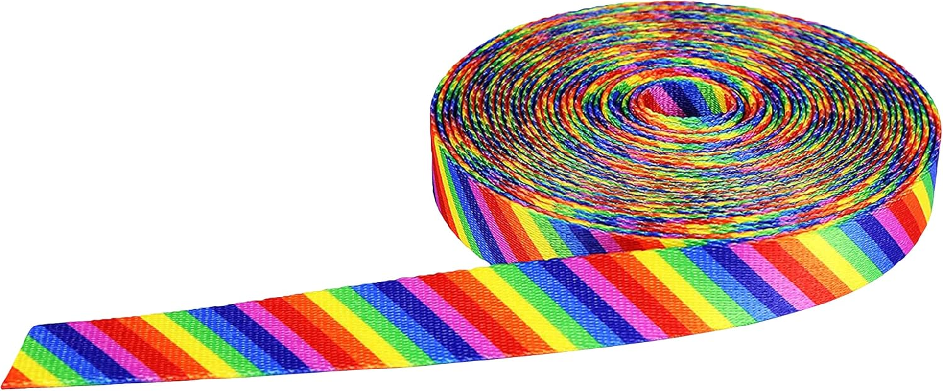 Strapworks Print Poly Webbing - Utility Strap for Outdoor Activities, Crafts, Dog Leashes - 1 Inch X 10 Yards, 5 Colorful Prints