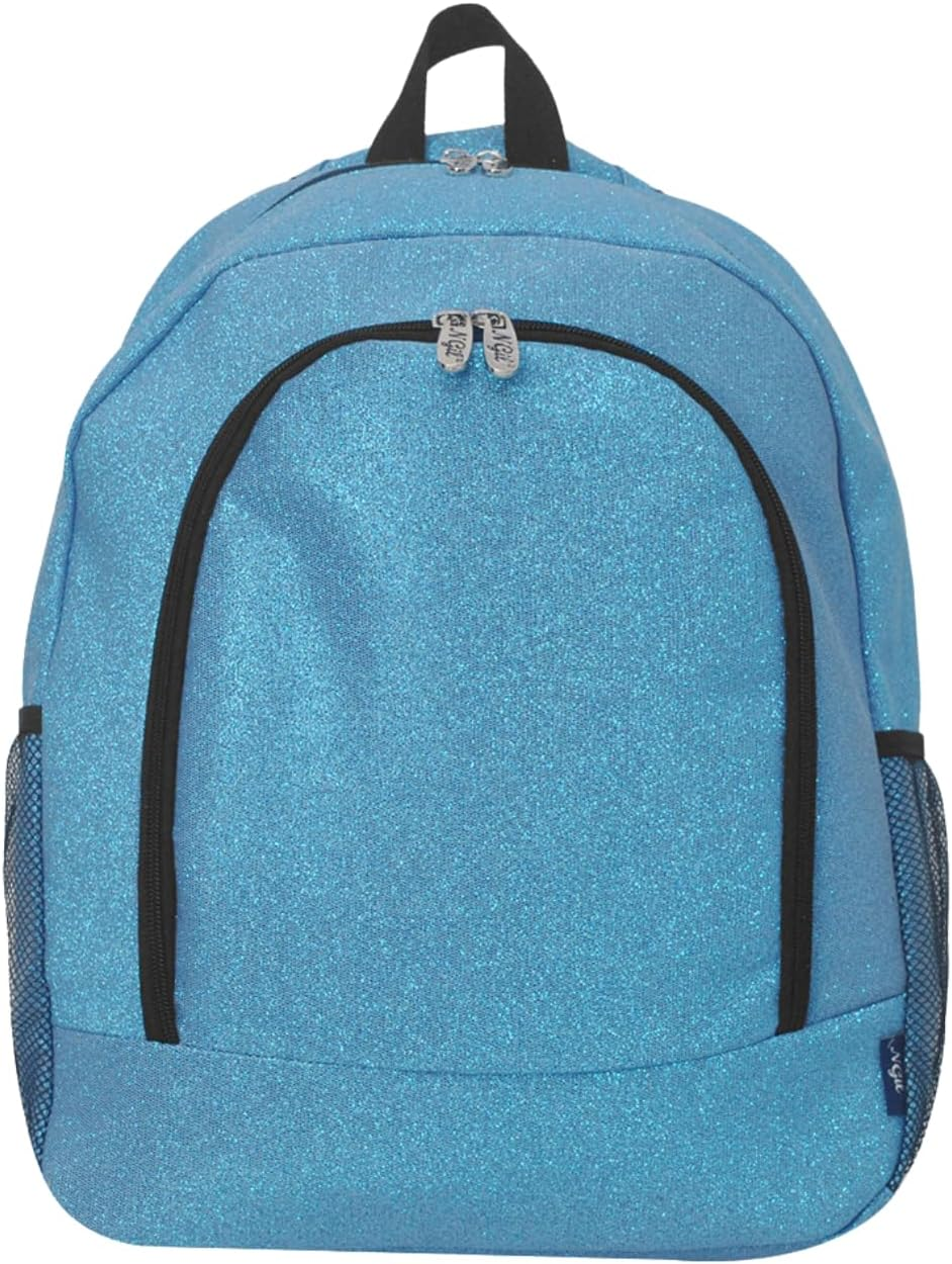 NGIL Glitter Canvas School Backpack for Cheer and Dance Teams, Sports Sparkle Backpack for Girls
