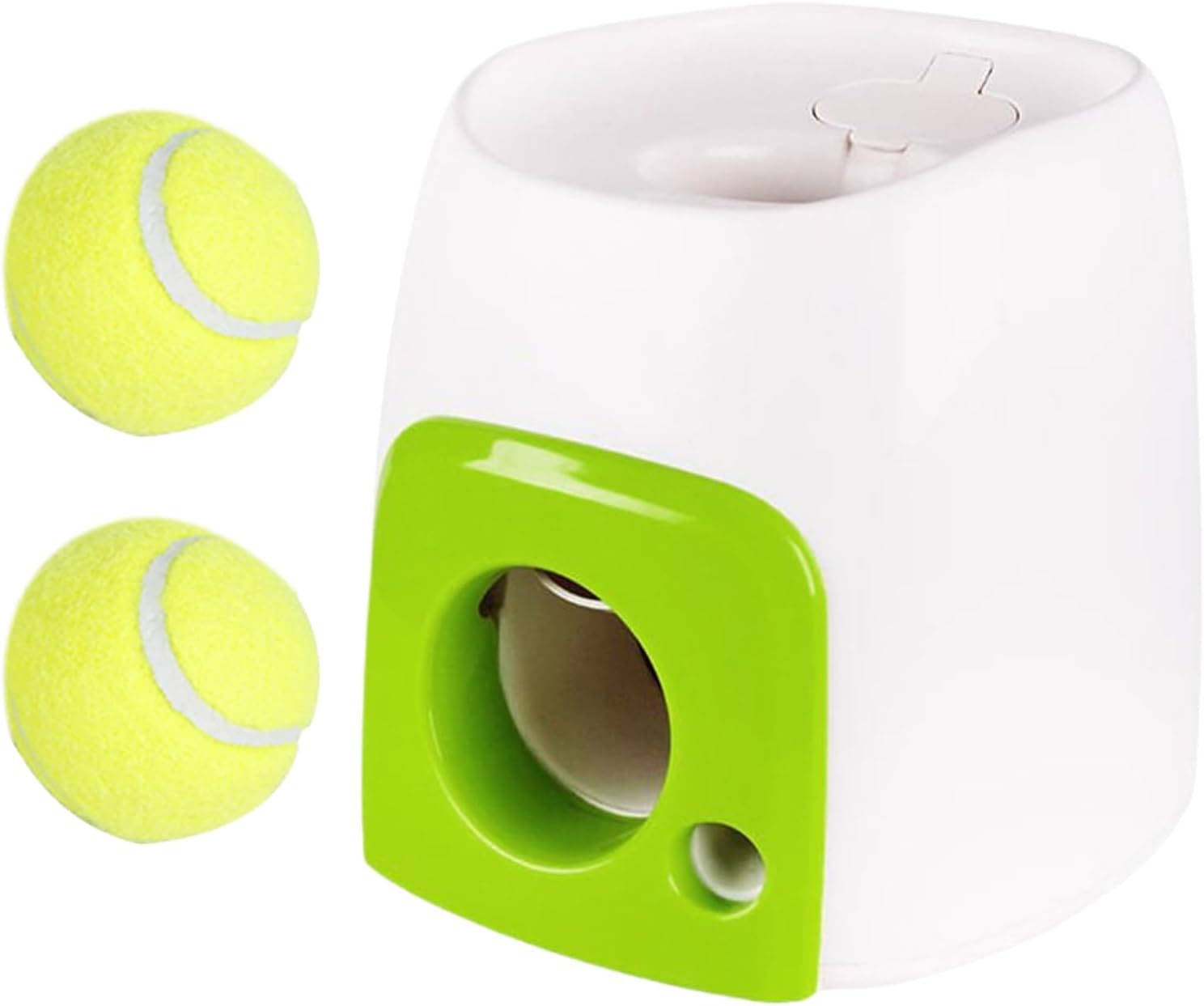 Ball Launch for Dogs, Dog Fetch Ball Thrower, Interactive Machine Puzzle Toys with Snack Dispenser for Puppy Training inside outside Outdoor Backyard image number 1